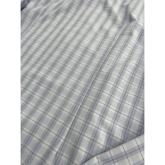 Mizzen + Main Performance Shirt Mens Large Tall Trim Fit LT Non Iron Stretch - Picture 4 of 8